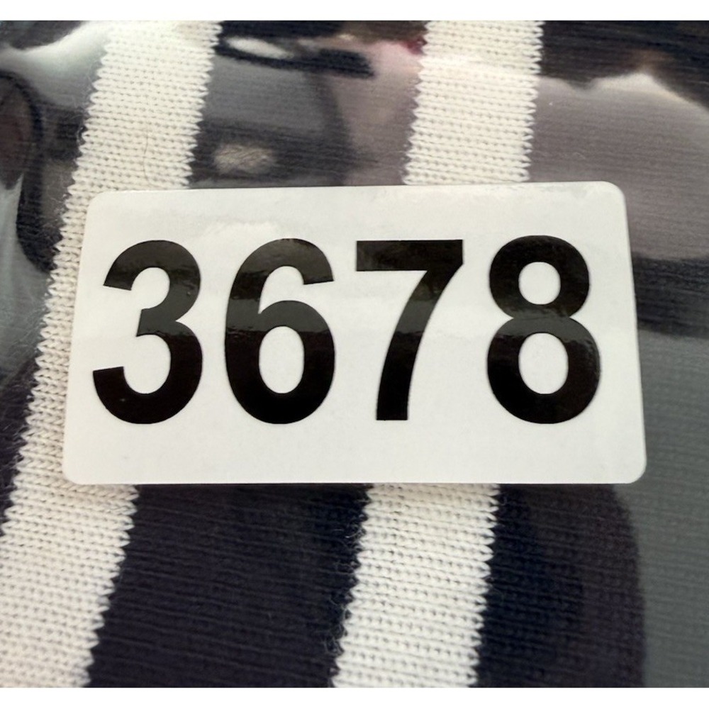 Lauren Ralph Lauren Women's Sz XL‎ Blue & White Striped Lace Up Accents Dress - Picture 7 of 7